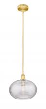 Innovations Lighting 616-1S-SG-G555-12CL - Ithaca - 1 Light - 12 inch - Satin Gold - Cord hung - Mini Pendant