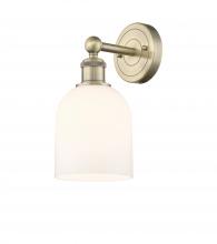 Innovations Lighting 616-1W-AB-G558-6GWH - Bella - 1 Light - 6 inch - Antique Brass - Sconce