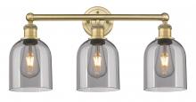  616-3W-BB-G558-6SM - Bella - 3 Light - 24 inch - Brushed Brass - Bath Vanity Light