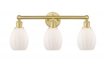  616-3W-SG-G81 - Eaton - 3 Light - 24 inch - Satin Gold - Bath Vanity Light