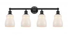  616-4W-BK-G391 - Ellery - 4 Light - 32 inch - Matte Black - Bath Vanity Light