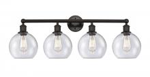 Innovations Lighting 616-4W-OB-G124-8 - Athens - 4 Light - 35 inch - Oil Rubbed Bronze - Bath Vanity Light