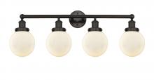 Innovations Lighting 616-4W-OB-G201-6 - Beacon - 4 Light - 33 inch - Oil Rubbed Bronze - Bath Vanity Light