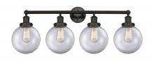 Innovations Lighting 616-4W-OB-G202-8 - Beacon - 4 Light - 35 inch - Oil Rubbed Bronze - Bath Vanity Light