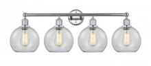 Innovations Lighting 616-4W-PC-G122-8 - Athens - 4 Light - 35 inch - Polished Chrome - Bath Vanity Light