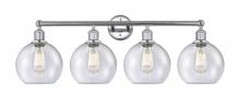 Innovations Lighting 616-4W-PC-G124-8 - Athens - 4 Light - 35 inch - Polished Chrome - Bath Vanity Light