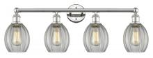  616-4W-PN-G82 - Eaton - 4 Light - 33 inch - Polished Nickel - Bath Vanity Light