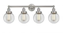 Innovations Lighting 616-4W-SN-G202-6 - Beacon - 4 Light - 33 inch - Brushed Satin Nickel - Bath Vanity Light