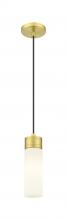 Innovations Lighting 617-1P-SG-G617-8SWH - Boreas - 1 Light - 3 inch - Satin Gold - Cord Hung - Mini Pendant