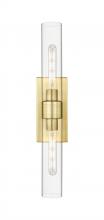 Innovations Lighting 617-2W-SG-G617-11CL - Boreas - 2 Light - 24 inch - Satin Gold - Bath Vanity Light