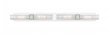  617L-4W-PC-G617-11SCL - Boreas - 4 Light - 51 inch - Polished Chrome - Bath Vanity Light