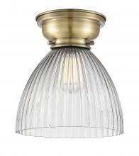 Innovations Lighting 623-1F-AB-G222 - Seneca Falls - 1 Light - 10 inch - Antique Brass - Flush Mount