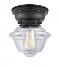 Innovations Lighting 623-1F-BK-G532 - Oxford - 1 Light - 8 inch - Matte Black - Flush Mount