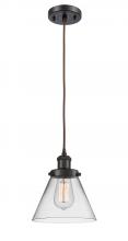 Innovations Lighting 916-1P-OB-G42-LED - Cone - 1 Light - 8 inch - Oil Rubbed Bronze - Cord hung - Mini Pendant