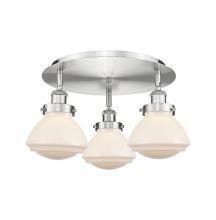  916-3C-SN-G321 - Olean - 3 Light - 19 inch - Satin Nickel - Flush Mount