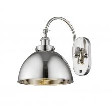 Innovations Lighting 918-1W-PN-MFD-10-PN - Ballston Urban - 1 Light - 10 inch - Polished Nickel - Sconce