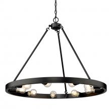 Golden Canada 1019-9 BLK - Castile 9 Light Chandelier