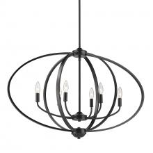 Golden Canada 3167-LP BLK - Colson BLK Linear Pendant in Matte Black