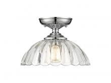 Golden Canada 6952-SF CH-CLR - Audra 1-Light Vanity Light in Pewter with Clear Glass