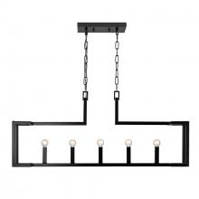 Golden Canada 9020-LP BLK - Kinsington Linear Pendant in Matte Black