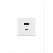 Legrand Canada ARUSB2AC6W4 - 2M USB with 2-Type A/C 6A