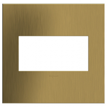 Legrand Canada AWC2GBSB4 - Brushed Satin Brass, 2-Gang  Wall Plate