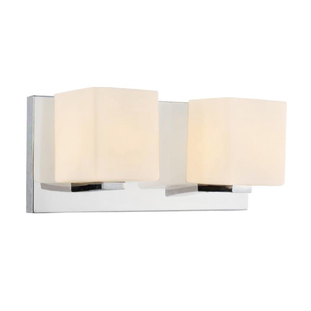 Cristini 2 Light Vanity Light With Satin Nickel Finish