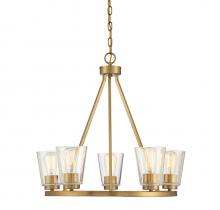 Savoy House Canada 1-1021-5-322 - Calhoun 5-Light Chandelier in Warm Brass