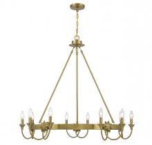 Savoy House Canada 1-2208-10-322 - Sullivan 10-Light Chandelier in Warm Brass