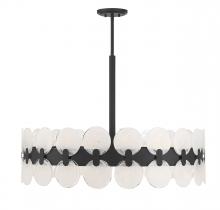 Savoy House Canada 1-3722-10-89 - Boca 10-Light Chandelier in Matte Black