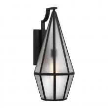 Savoy House Canada 5-705-BK - Peninsula 1-Light Outdoor Wall Lantern in Matte Black