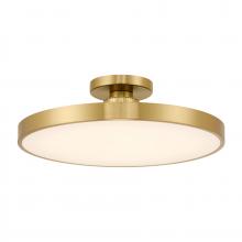 Savoy House Canada 6-2969-1-322 - Thayer 1-Light LED Ceiling Light in Warm Brass