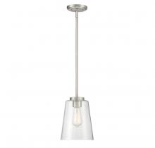 Savoy House Canada 7-1027-1-SN - Calhoun 1-Light Pendant in Satin Nickel