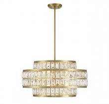 Savoy House Canada 7-9046-4-322 - Renzo 4-Light Pendant in Warm Brass