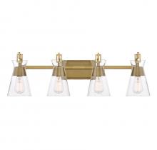 Savoy House Canada 8-1830-4-322 - Lakewood 4-Light Bathroom Vanity Light in Warm Brass