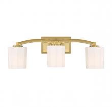 Savoy House Canada 8-7710-3-322 - Whitney 3-Light Bathroom Vanity Light in Warm Brass