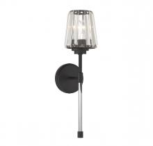 Savoy House Canada 9-6001-1-89 - Garnet 1-Light Wall Sconce in Matte Black