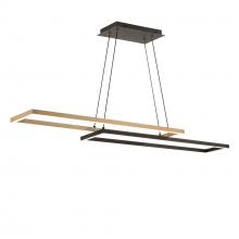 WAC Canada PD-81442-30-BK/AB - Double Entendre Linear Pendant