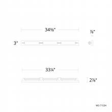 WAC Canada WS-71534-30-BN - Spectacle Bath & Wall Sconce