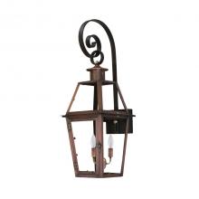 Primo Gas Lanterns AD-24E_TS - Two Light Top Scroll