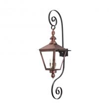 Primo Gas Lanterns CT-35E_TSBS - Three Light Top and Bottom Scroll