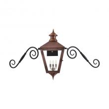 Primo Gas Lanterns SV-30E_MOU - Three Light Moustache Scrolls