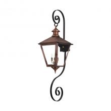 Primo Gas Lanterns SV-30E_TSBS - Three Light Top and Bottom Scroll