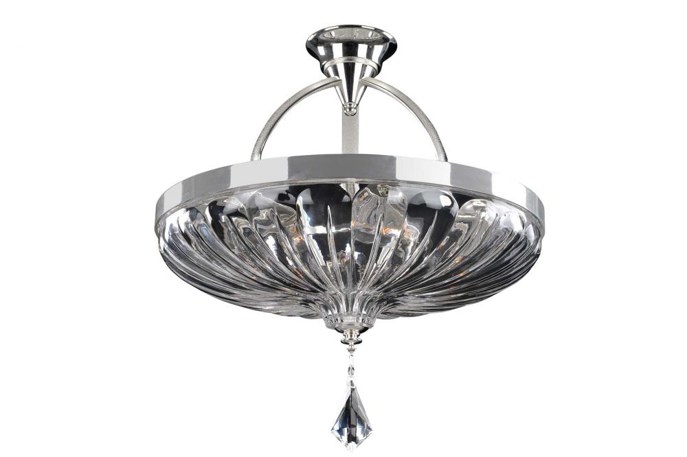 Orecchini 20 Inch Semi Flush Mount