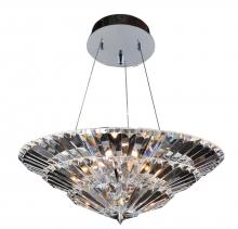 Allegri by Kalco Lighting 11426-010-FR001 - Auletta 24 Inch Convertible Pendant - Semi Flush Mount