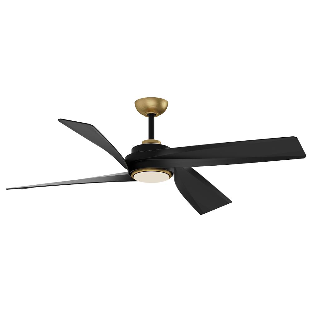 Horizon 56-in Brushed Gold LED Fans