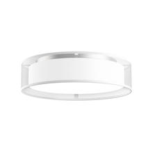 Kuzco Lighting Inc FM7916-WOR - Dalton 16-in White Organza LED Flush Mount