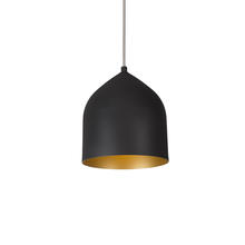 Kuzco Lighting Inc PD9108-BK/GD - Helena 8-in Black/Gold LED Pendant