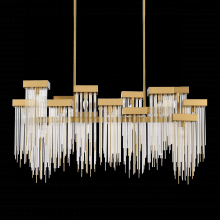 ZEEV Lighting CD10415-16-AGB - 16-Light Cityscape Aged Brass Crystal Chandelier