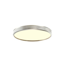 ZEEV Lighting FM11746-LED-12-PN - 12" LED 3CCT Luxury Braided Knurl Polished Nickel Ceiling Flush Mount Light